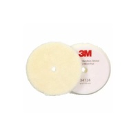 3M Perfect-It 34124 Round Orbital Wool Pad 150mm (2 Pads)