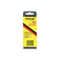 Diplomat Single Edge Blades Pack of 100 (1 pack)