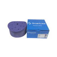 Smartline Ceramic Velcro Discs 150mm Purple 15 holes