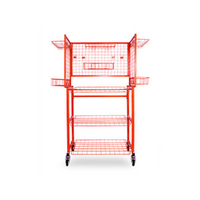 Velocity Multi Level Parts Cart with Adjustable Shelves