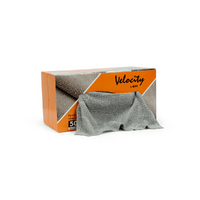 Velocity Microfibre Cloth Grey -50 Pack